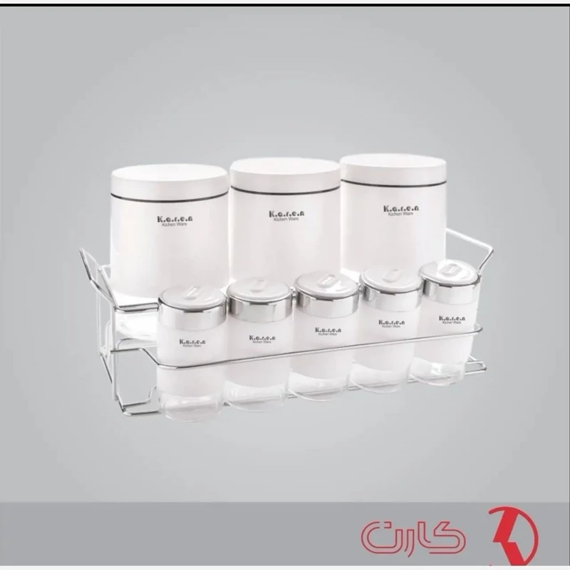 سرویس ادویه و حبوبات 9پارچه،(پاسماوری) کارن پلاسکو هستی