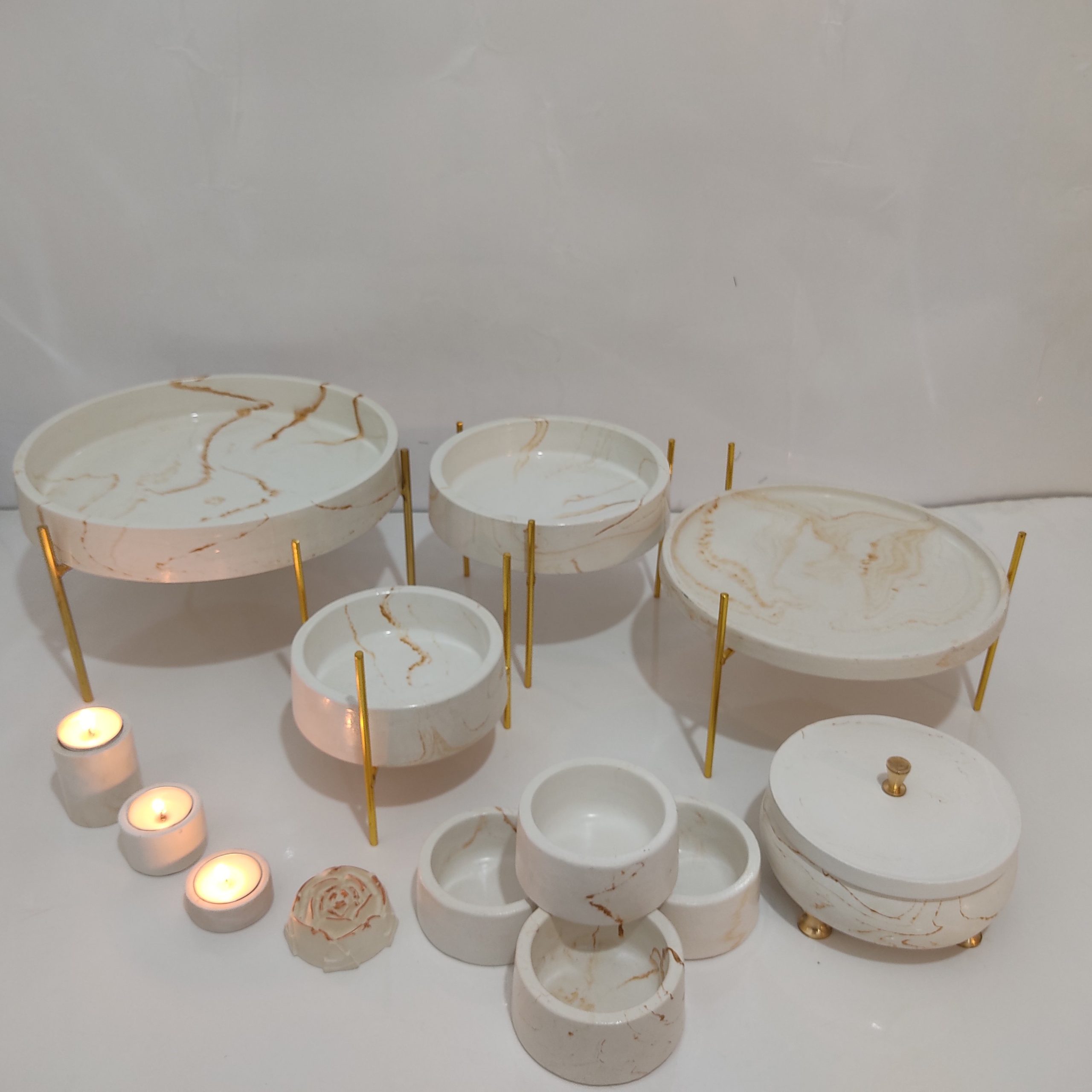سرویس پذیرای سنگ مرمر مهندسی پایه فلزی