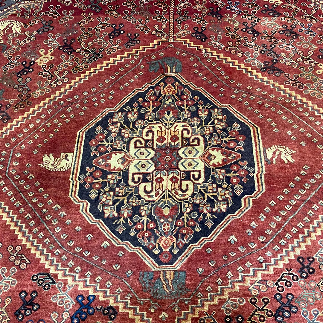 فرش دستبافت قشقایی (168×225)سانتیمتر