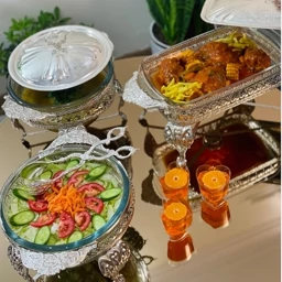 سوفله خوری سه تیکه نقره ای