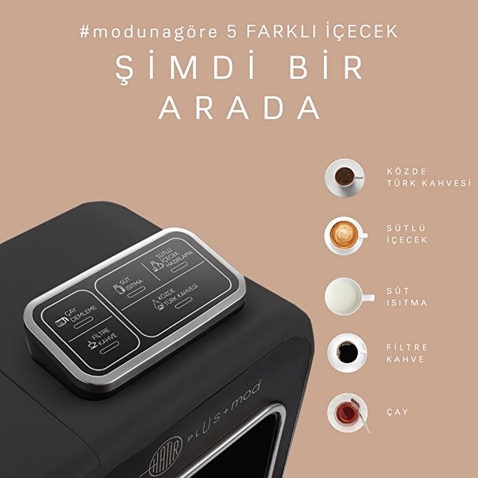 قهوه ساز و چایساز 5 کاره سخنگو کاراجا Hatir Plus Mod