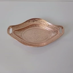 حلوا خوری طرحدار مسی رنگ زنجانیها نانو شده با کیفیت عالی