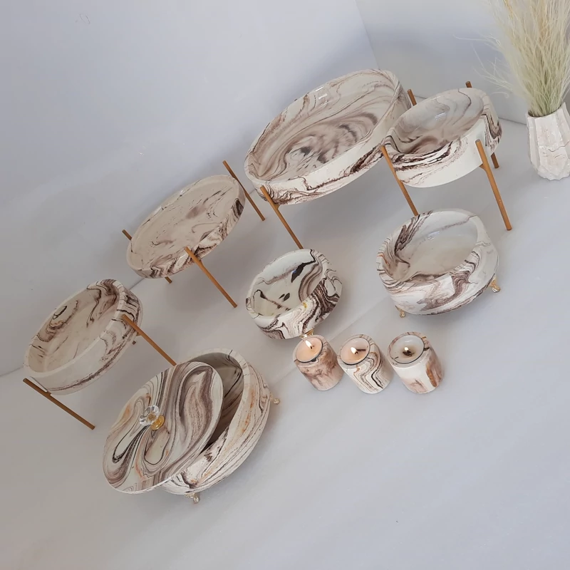 سرویس پذیرای سنگ مرمر مهندسی پایه فلزی