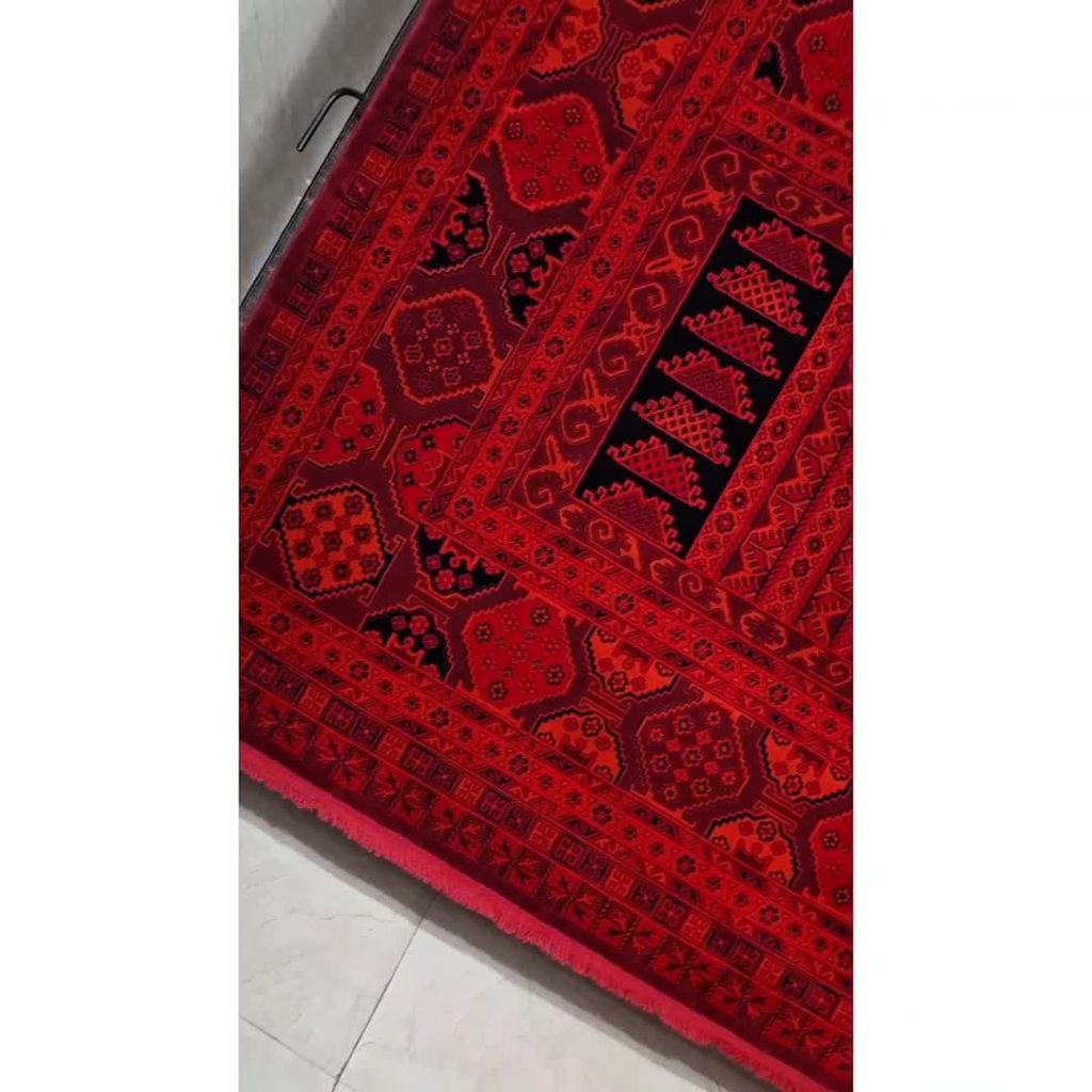 فرش بلوچی شرابی 700شانه 6متری کد78008 برند بزرگمهر (پس کرایه)