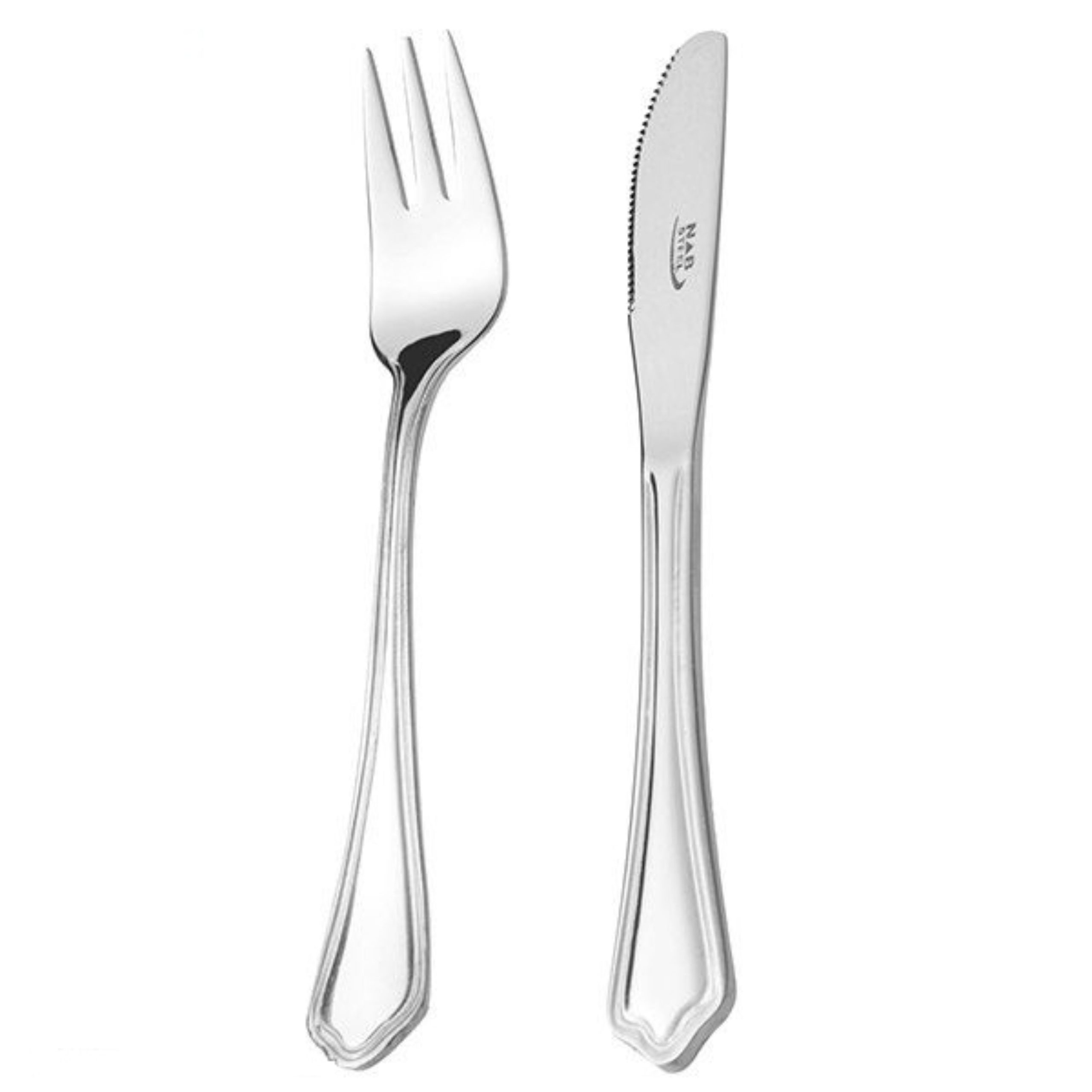 سرویس قاشق و چنگال 24 پارچه ناب استیل مدل Venice