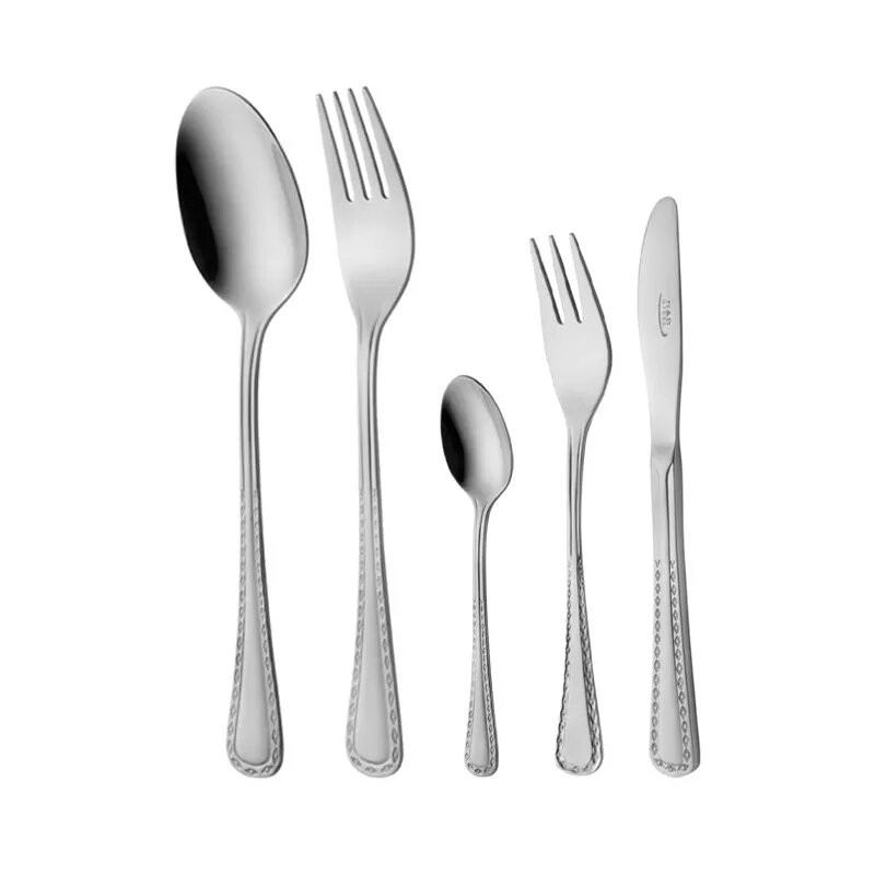 سرویس قاشق و چنگال 30 پارچه ناب استیل مدل برلین براقجدید