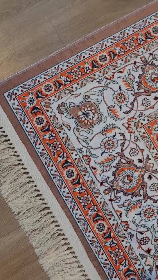 فرشینه مخمل طرح فرش ریز ماهی U477 (پس کرایه)