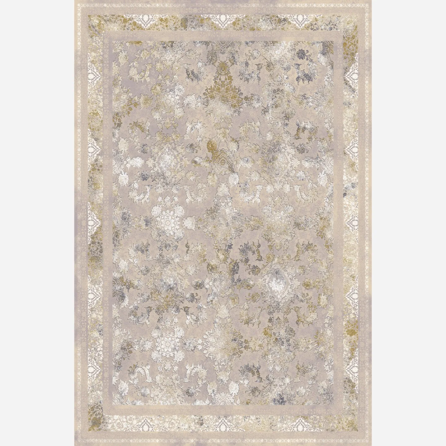 فرشینه مخمل ترک طرح فرش GC-11442 (ارسال رایگان)