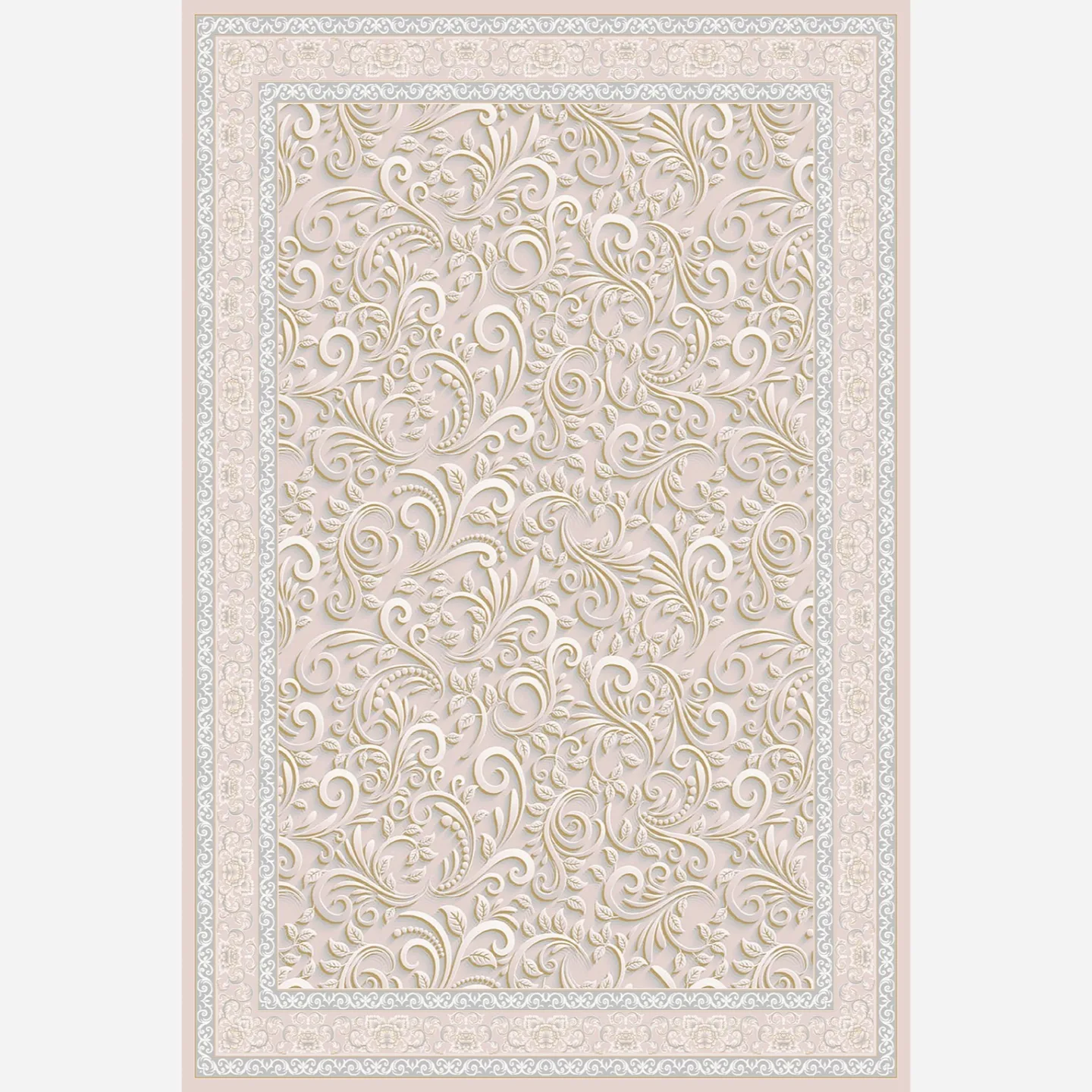 فرشینه مخمل ترک طرح فرش GC-11397 (ارسال رایگان)