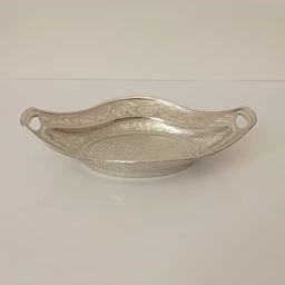 حلوا خوری طرحدار نقره ای رنگ نانو شده