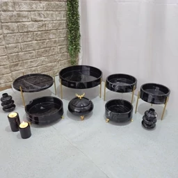 سرویس پذیرای سنگ مرمر مهندسی پایه فلزی