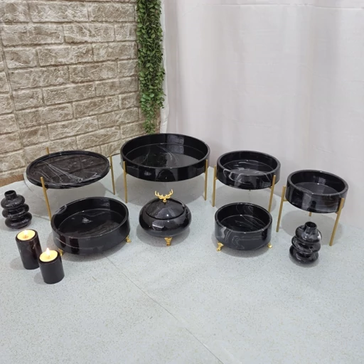 سرویس پذیرای سنگ مرمر مهندسی پایه فلزی
