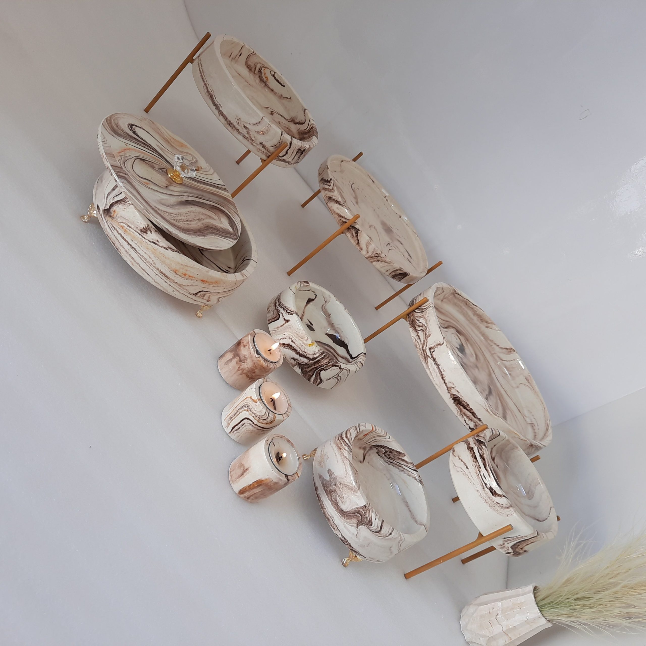 سرویس پذیرای سنگ مرمر مهندسی پایه فلزی