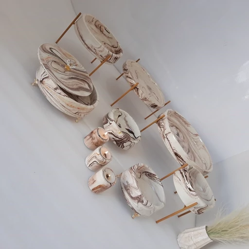 سرویس پذیرای سنگ مرمر مهندسی پایه فلزی