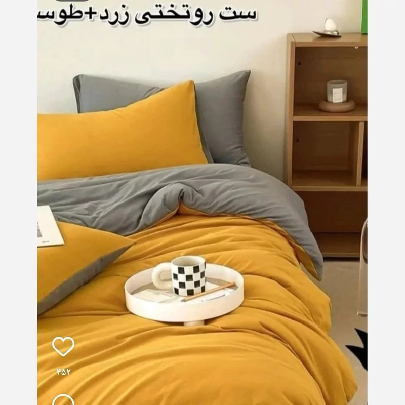 روتختی دونفره میکرو نخی 6تیکه با کیفیت بالا و الیاف درجه یک مناسب جهیزیه میباشد