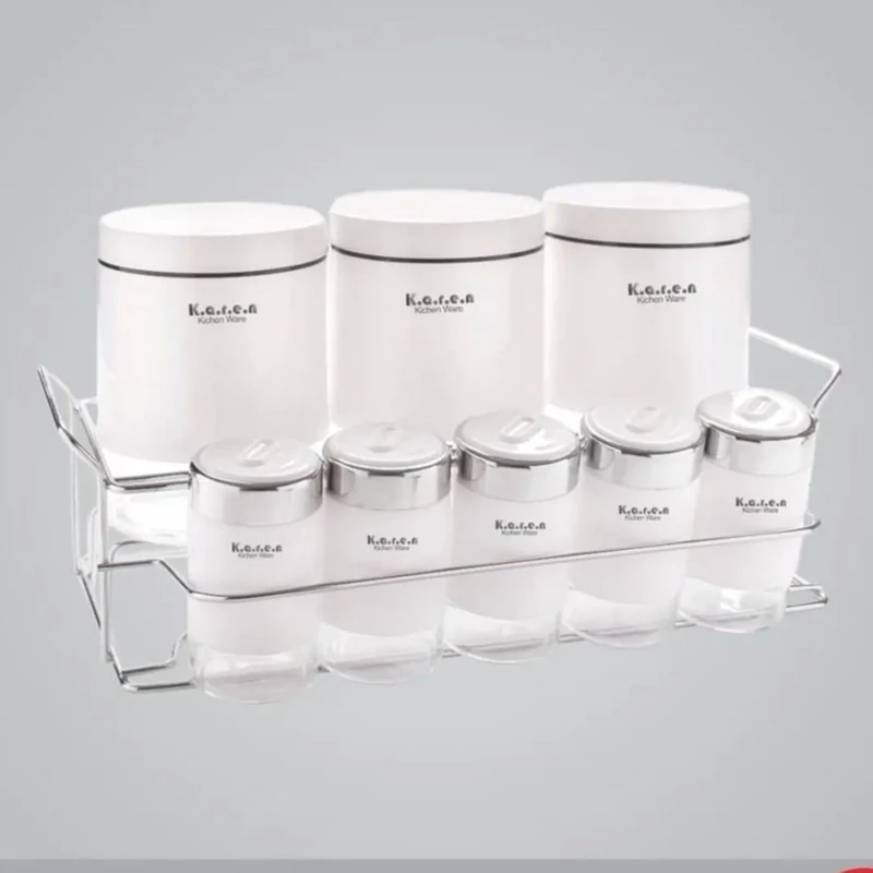 سرویس ادویه و حبوبات 9پارچه،(پاسماوری) کارن پلاسکو هستی