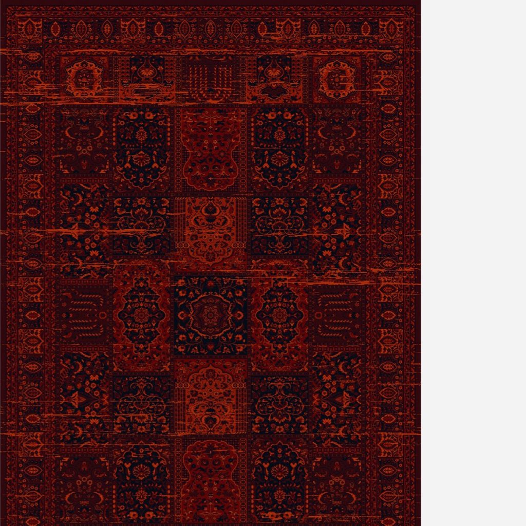 فرشینه مخمل ترک طرح فرش GC-11723 (ارسال رایگان)