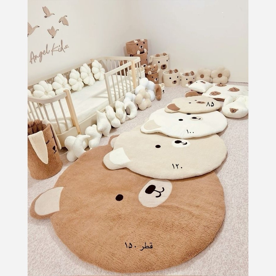 فرشینه.فرش پادری تدی خرسه اتاق کودک